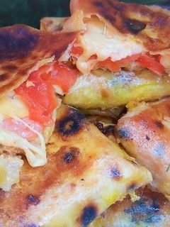 Фото Лаваш с начинкой. Вкуснейшие конвертики с сыром.