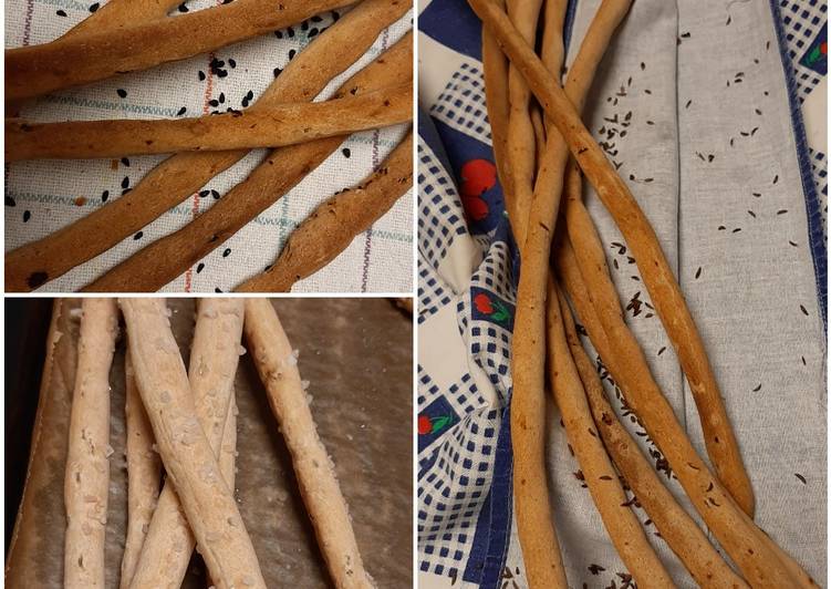 Step-by-Step Guide to Prepare Ultimate Grissini con farina d'avena e lievito istantaneo glutenfree