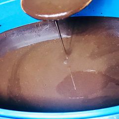 A picture of Homemade chocolate sauce.