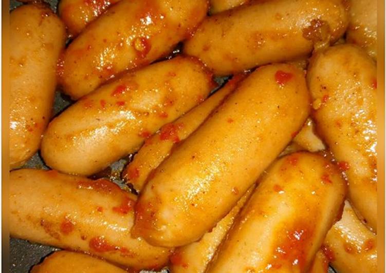 Sosis Balado (Sausages in Spicy Sweet Sauce)