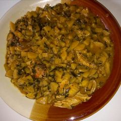 A picture of Unripe plantain porridge.