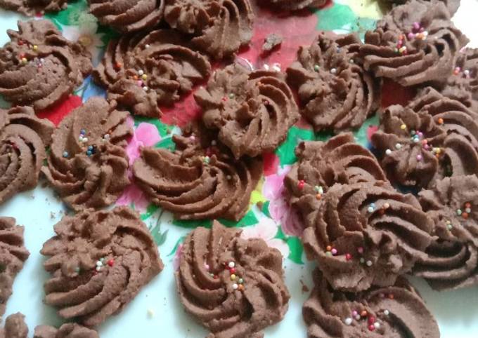 Resep Semprit coklat ekonomis, Bikin Ngiler