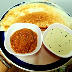 A picture of Tomato green chilli chutney tomato chilli pachadi.