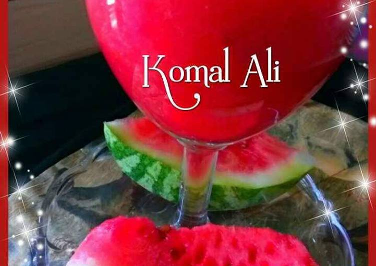 Step-by-Step Guide to Make Super Quick Homemade Water melon Drink