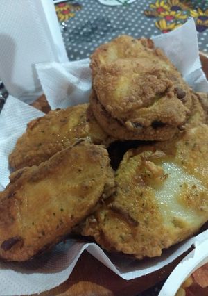 Una foto de Marineras de papa (rellena con jamón y queso)