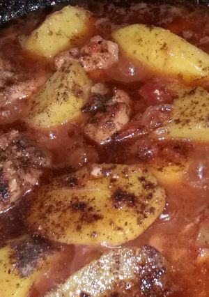 A picture of Taaj kabab salan.