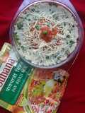 Baked  Millet with Bhaji