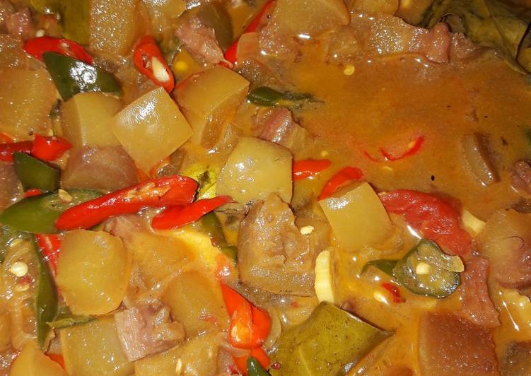 Oseng Kikil Cingur Sapi