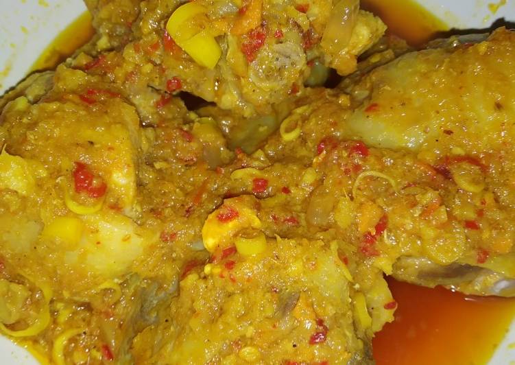 Langkah Mudah untuk Menyiapkan Ayam arab masak betutu, Enak Banget