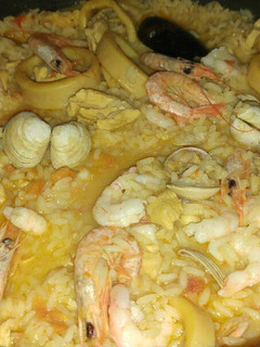 Una foto de Arroz con marisco
