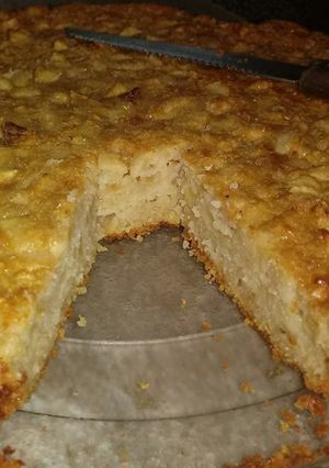 Una foto de Torta de manzana sin harina
