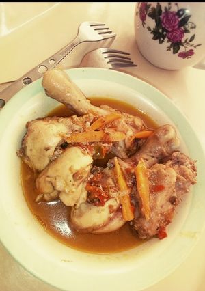A picture of Chicken peppersoup.