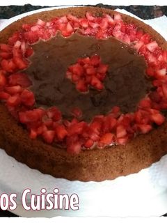 صورة لوصفة كيكة التارت بالشوكولاته 🍫 والفراوله 🍓