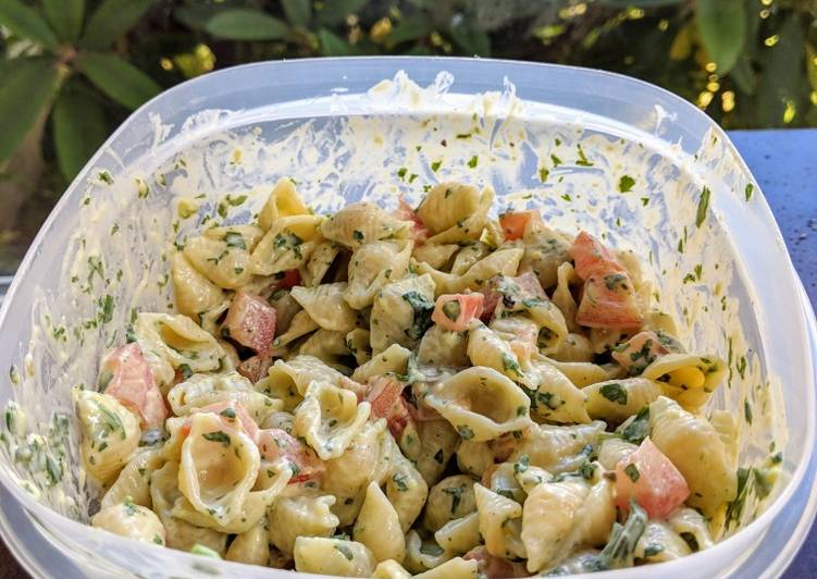 Recipe of Any-night-of-the-week Creamed Avocado and Lime Chilled Pasta