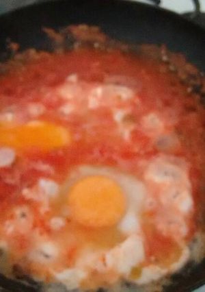 Una foto de Huevos ahogados.ॐ