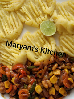 A picture of Mashed potatoes.