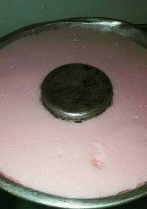Una foto de Gelatina con leche