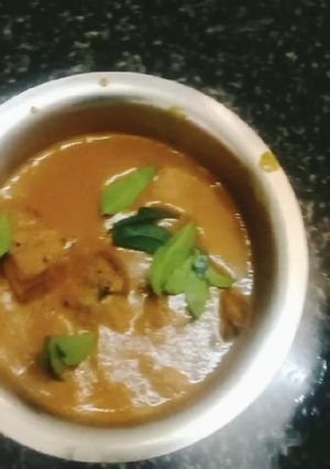 A picture of Chettinad brinjal (kathirikai) masala.