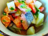 Ceviche de salmón