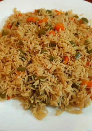 A picture of Vegetable rice.