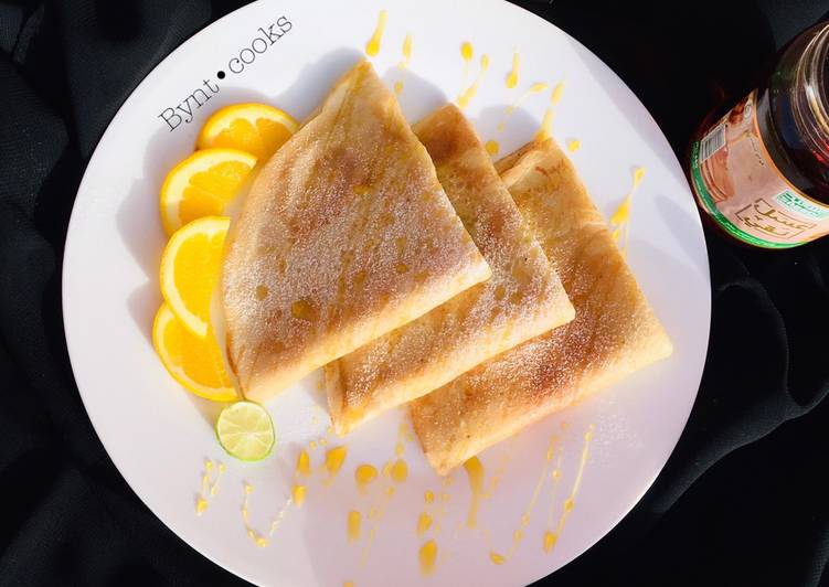 Step-by-Step Guide to Make Quick Banana crepes