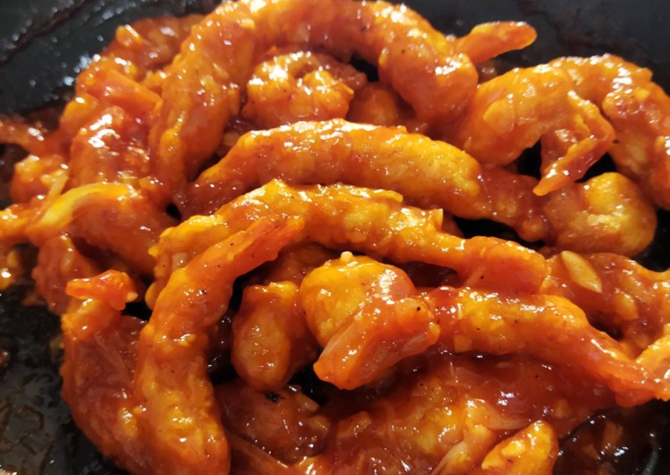Udang crispy saos ala richeese factory