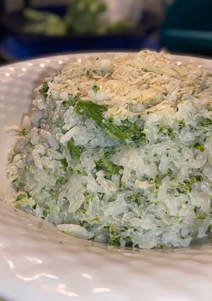 Una foto de Arroz con Brócoli!