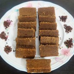 A picture of Coffee mysore pak.