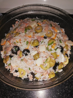 Una foto de Ensalada de arroz