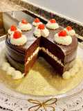 Pastel con mascarpone y nata (Cake with mascarpone and cream)