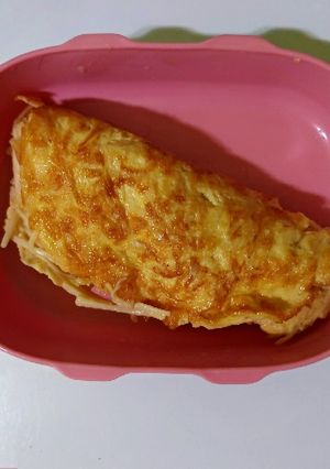 金針菇厚蛋燒 (電火鍋 的食譜成品照片