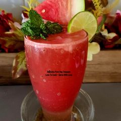A picture of Pink Lady Watermelon Fuljar Fountain Soda - 2 minutes.