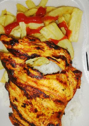Una foto de Pollo mexicano