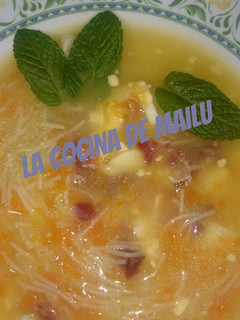 Una foto de Sopa de Picadillo