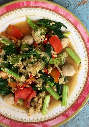 Foto resep Capcay telur