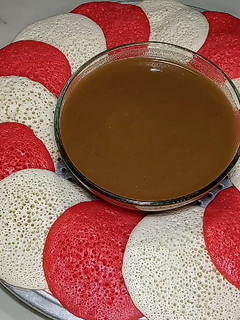 Foto resep Serabi terigu kuah kinca gula merah