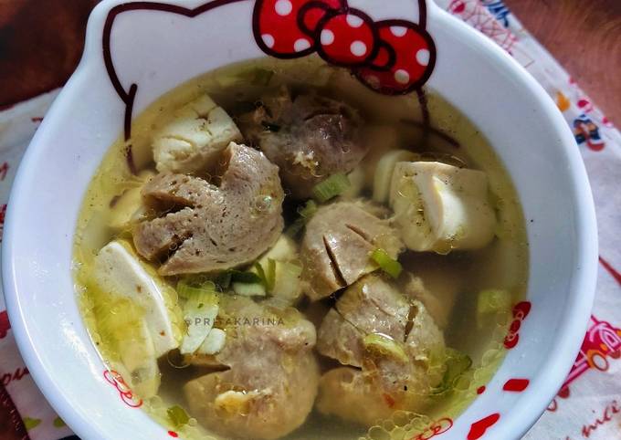 Resep Sop Tahu Putih Bakso Oleh Prita Karina Cookpad