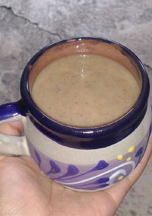 Una foto de Atole de masa