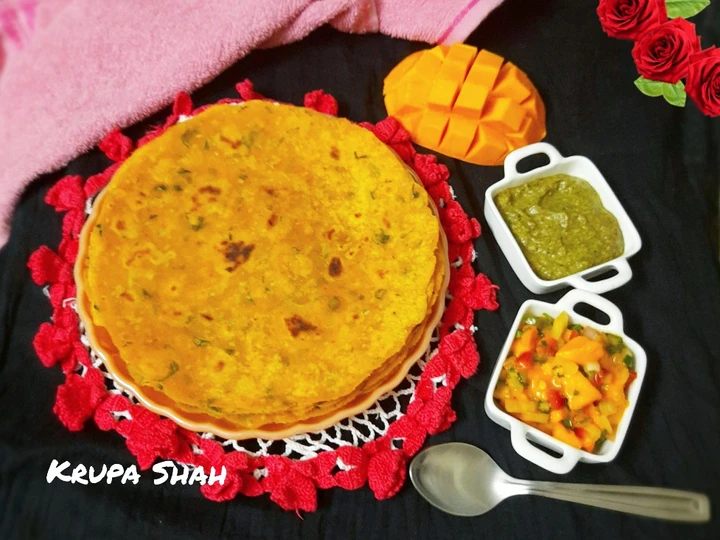 Easy Way Make Recipe Mango theplas with mango salsa that is  Makes Drooling, So Delicious}