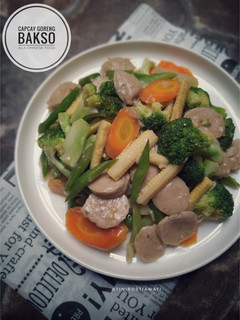 Foto resep Capcay Goreng Bakso