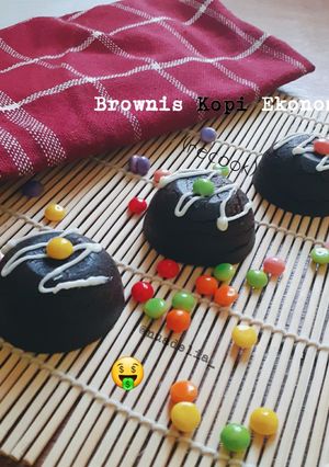 Foto resep 17. Brownis Kopi Ekonomis (Recook) NoMixer NoOven