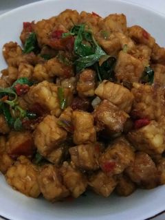 Foto resep Oseng tempe daun kemangi