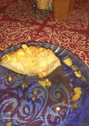 Una foto de Torta invertida de manzana 🍎 y pera 🍐