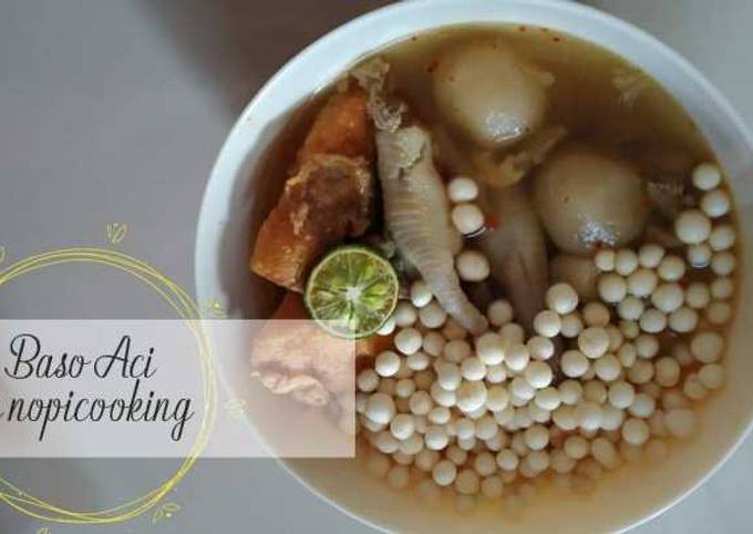 Resep Baso Aci Oleh Nopicooking Cookpad