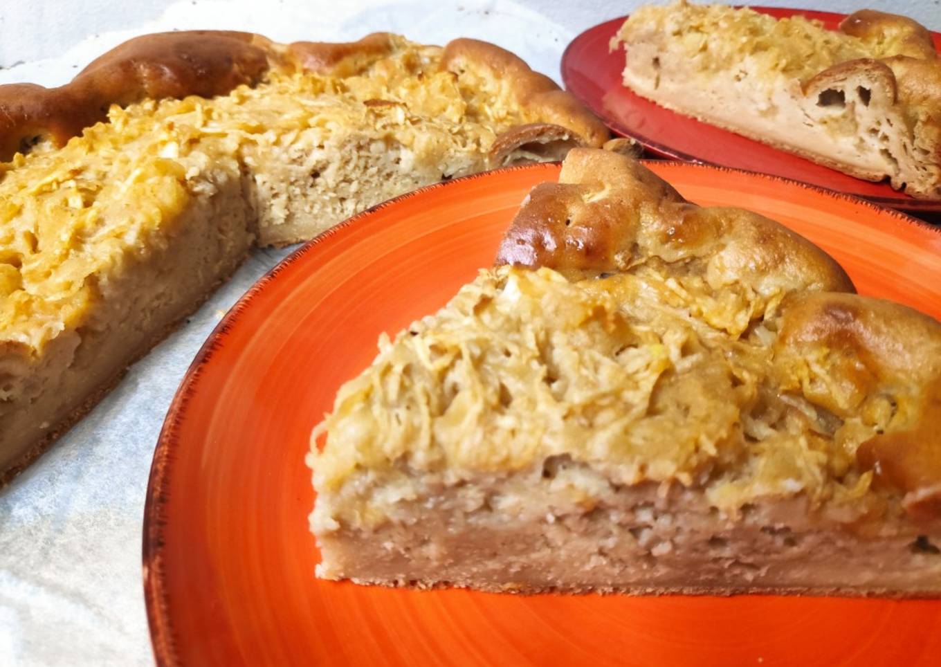 Bizcocho jugoso de manzana