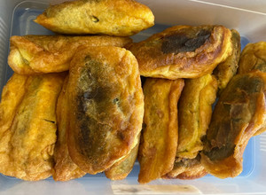 Una foto de Chiles jalapeños rellenos