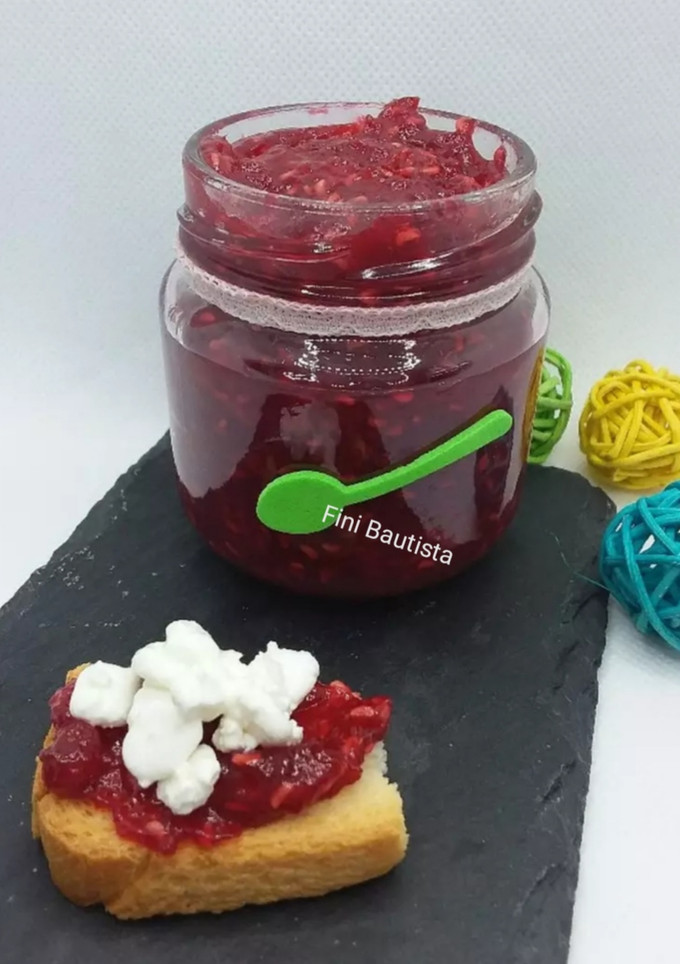 Una foto de Mermelada de frambuesa de la manera tradicional