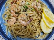 Gambar spageti udang