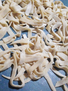 Una foto de Fideos caseros