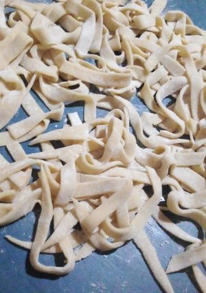 Una foto de Fideos caseros